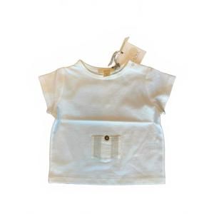NEW TINY SOULS girls' short sleeve tee in white